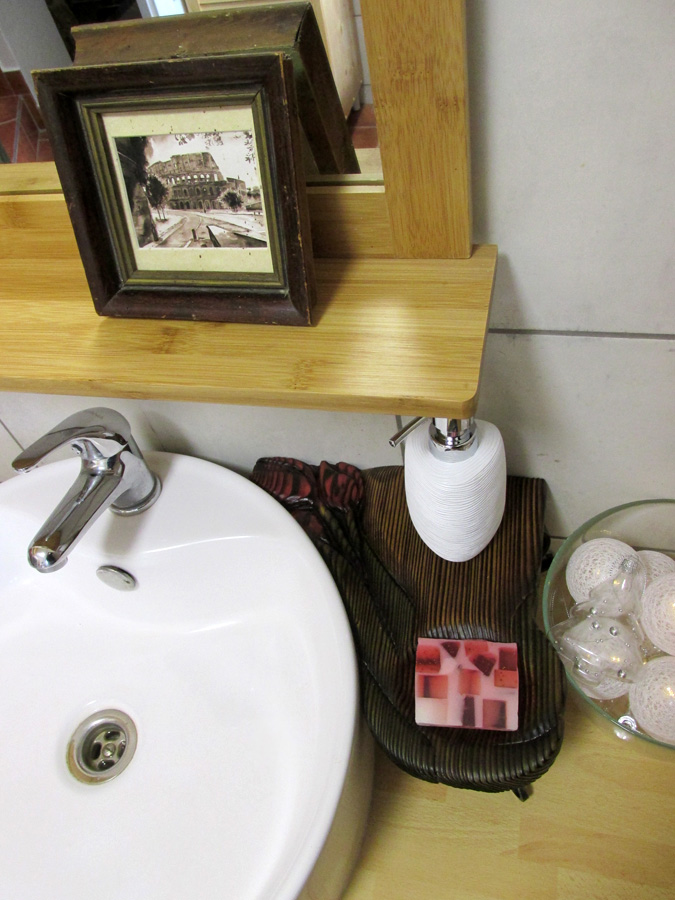 mýdlenka na svém místě