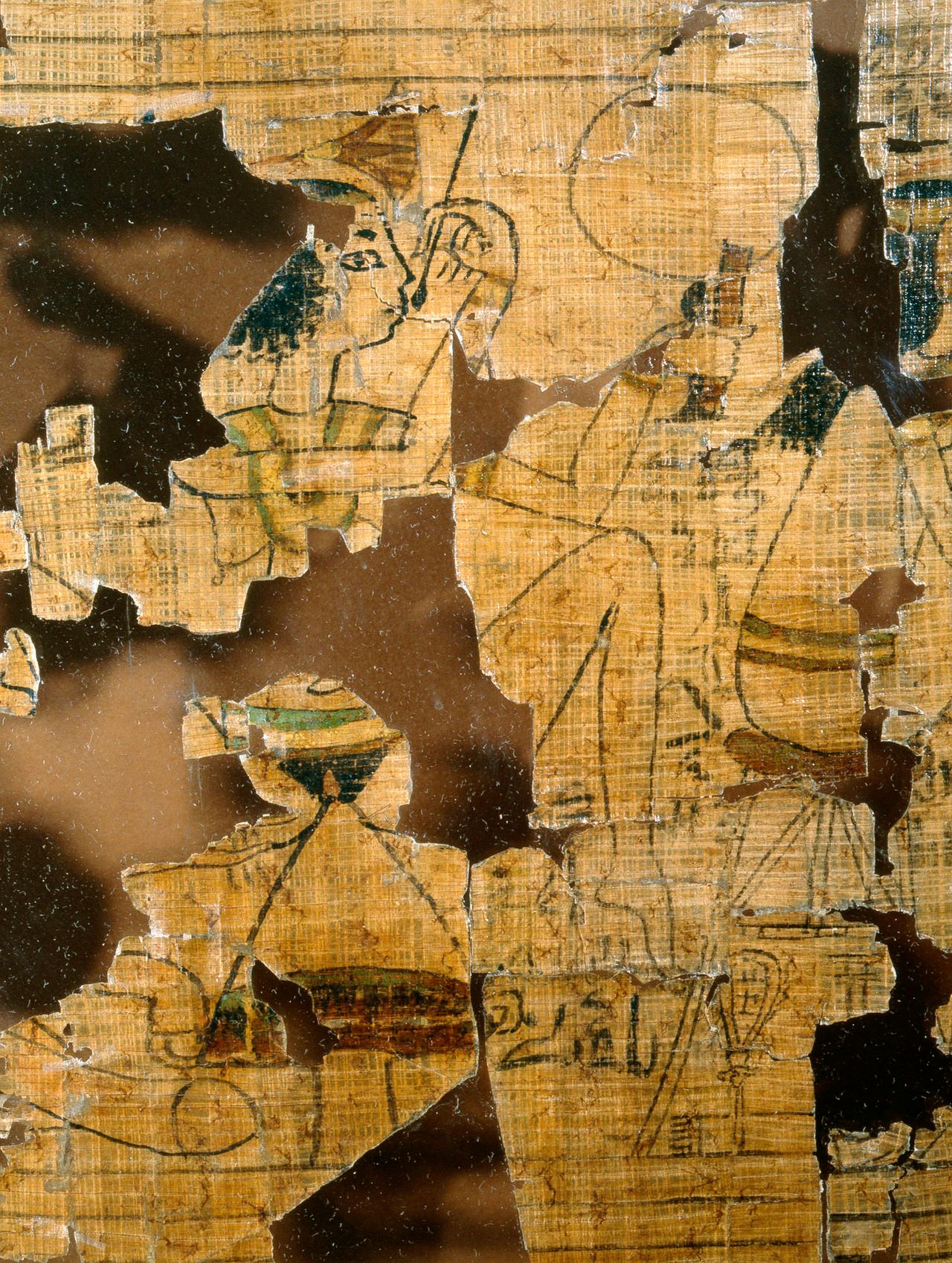 výřez z turínského erotického papyru